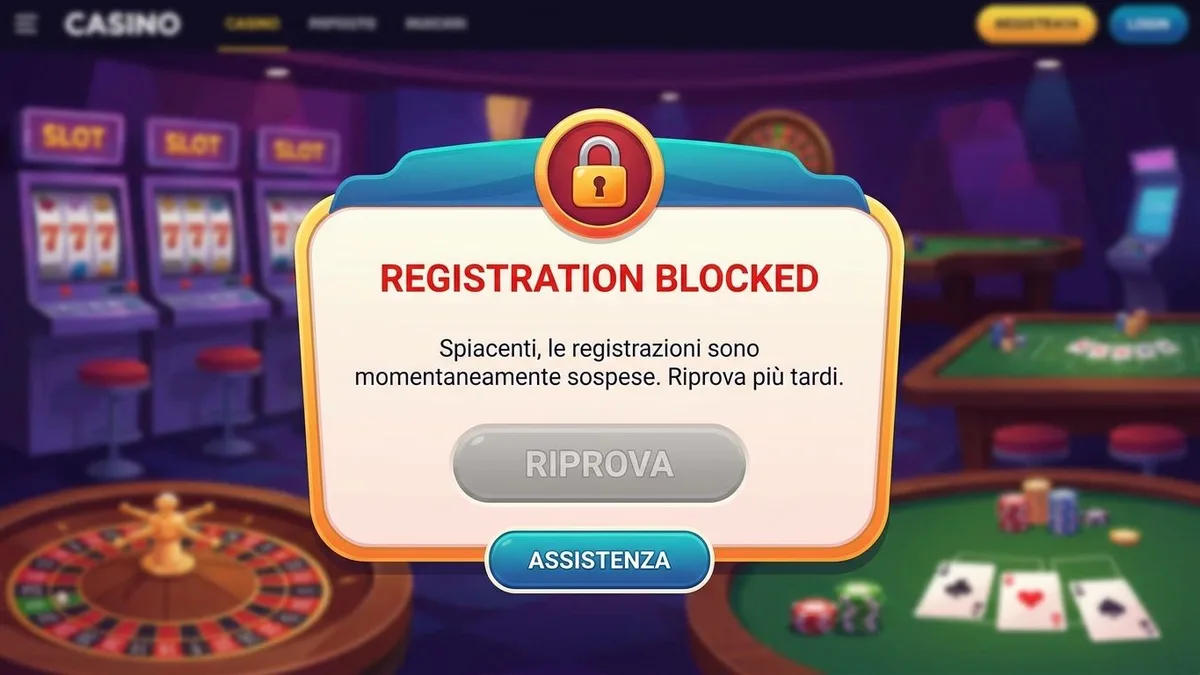 Registrazione con bonus